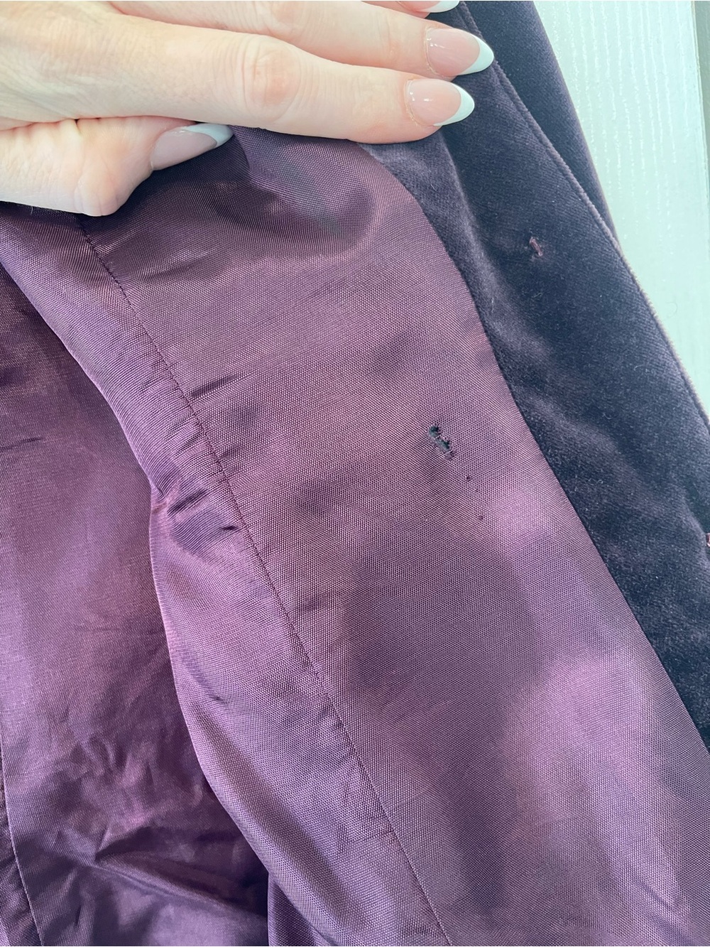 Vintage Double D Ranch Wear Plum Velvet Studded Western Jacket M - Picture 12 of 12